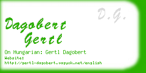 dagobert gertl business card
